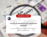 Lavoro: le sentenze più importanti del 2024